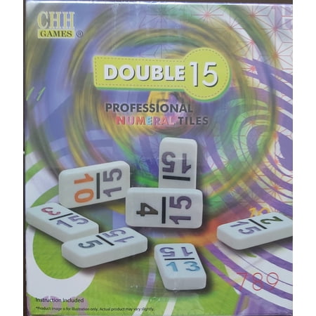 15 Professional Double Domino with Color Numbers