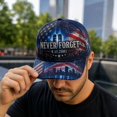 thumbnail image 4 of 9/11 Hat We Will Never Forget Patriotic 25th Anniversary Hat Remember 911 Memorial Baseball Cap for Women Men, 4 of 5