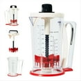 thumbnail image 2 of Mezclador y Dispensador de Masa - Dispensador de Masa para Panqueques - Dispensador de Panqueques - Dispensador de Masa con Manejar Apretable - 900 Ml, 2 of 5