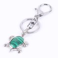thumbnail image 1 of Crystal Stone Turtle Pendant Car Keychains for Ladies Men Bag Keyrings Buckle, 1 of 6