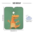 thumbnail image 4 of JSTEL Funny Alligator Waterproof Barber Cape for Men Women Beard Shaving Bib Apron Professional Hair Cutting Cloth, 65 x 55 inch, 4 of 6