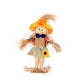thumbnail image 2 of Set of 2 Fall Standing Scarecrow Dolls Thanksgiving Harvest Porch Decor with Sunflower and Hat, 2 of 3