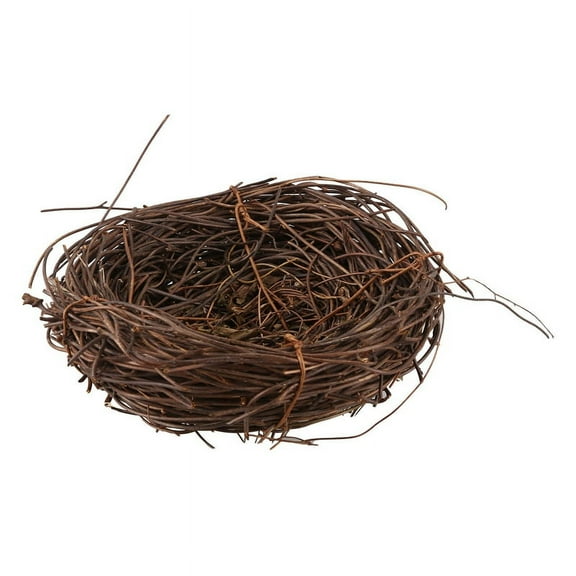 2024 TOP! Handmade Vine Bird Nest Home Nature Craft Holiday for Photo Garden Decor