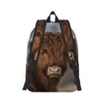 thumbnail image 3 of Daiia Yak Vintage Canvas Backpack for Men and Women ,Hiking Backpack,Travel Laptop Bag for School,Large Capacity Backpack, 3 of 8