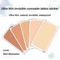 thumbnail image 7 of Tattoo Cover up Stickers Skin Tone Concealer Patch Waterproof Body Cover Tape Invisible Skin Adhesive Film for Birthmark Imperfections Daily Wear Travel Events Makeup Style Use, 7 of 7