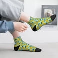 thumbnail image 2 of Pofeuu Lemon Print 30cm Socks, Adult Running Hiking Socks for Youth and Adult, 2 of 7