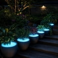 thumbnail image 3 of Pack de 200 de piedras de jardín que brillan en la oscuridad, piedras decorativas luminosas para senderos, paisajismo y decoración de acuarios para acuarios, 3 of 5