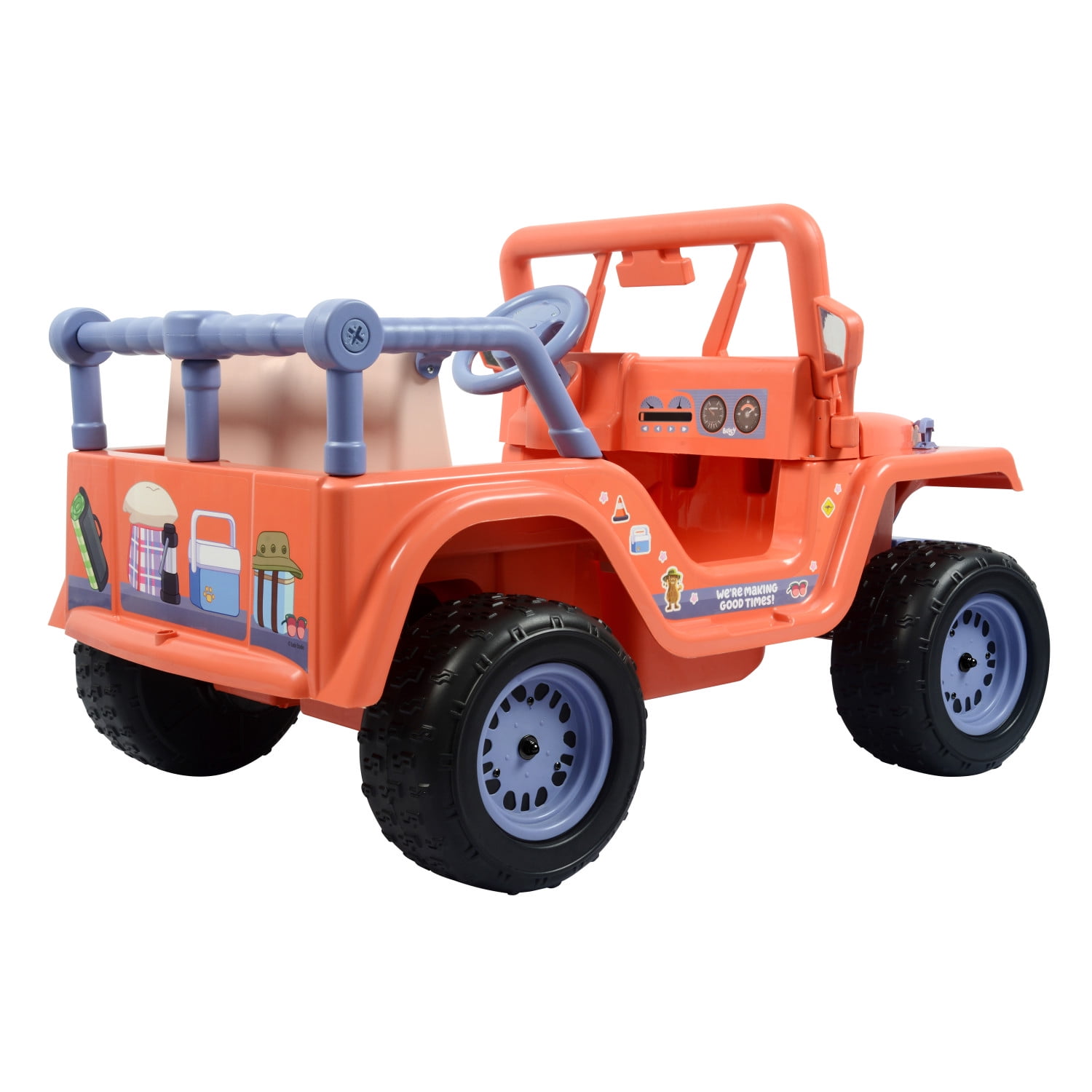 12V Bluey 4-Wheeler Ride-on, Battery Powered Car for Kids with Sounds, Ages 3+