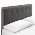 thumbnail image 3 of Modway Willow Twin Wood Platform Bed With Splayed Legs, Gray Charcoal, 3 of 12