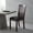 Espresso + Black, variant on Resenkos Dining Chairs, Kitchen Chairs Trattoria Chairs,Dining Chair Set of 2 Upholstered Wooden Kitchen Chairs with Padded Seat and Rubber Wood Frame-White