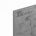 thumbnail image 2 of Luxe Metal Art 'Inverted Blueprint Boxer' by Ethan Harper, Metal Wall Art, 24"x16", 2 of 7