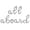 Silver, variant on Cursive Script Letter Balloons - ALL ABOARD 16" Inch Alphabet Letters Foil Mylar Balloon Birthday Party Banner (Rose Gold)
