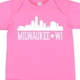 thumbnail image 4 of Inktastic Milwaukee Wisconsin Skyline Wi Cities Boys or Girls Baby Bodysuit, 4 of 5