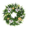 thumbnail image 3 of Xihbxyly Corona de Flores, Elegante Decoración para El Festival de La Resurrección, Diseño de Girasol para Primavera y Verano, Marco de Ratán Hecho a Mano, Uso En Interiores y Exteriores, Ideal para, 3 of 6