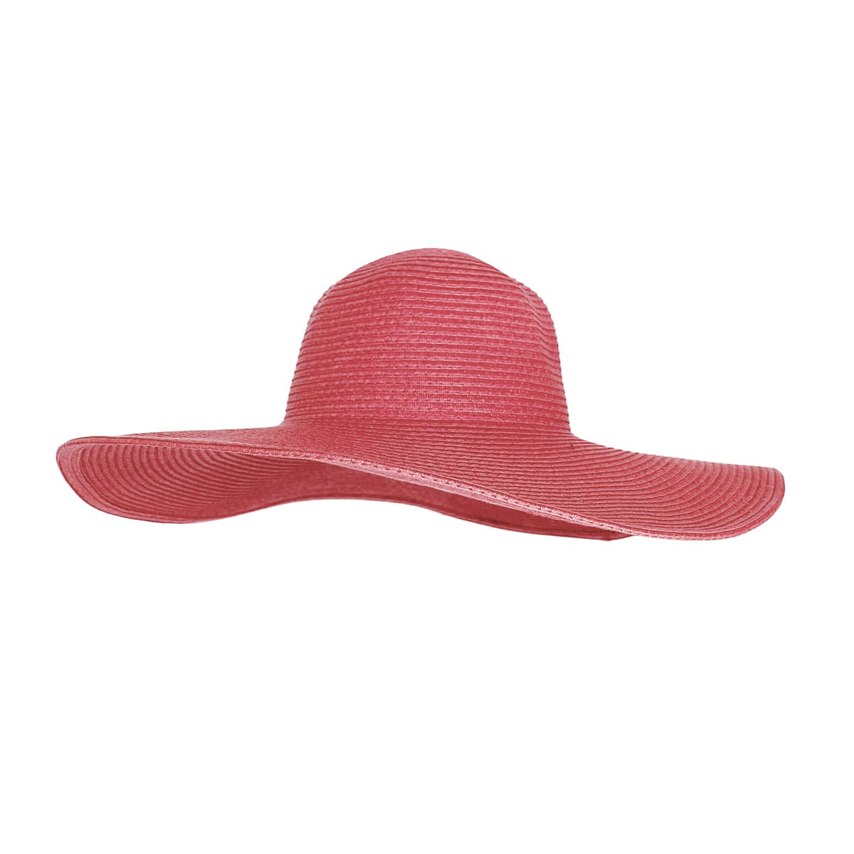 Hurber Womens Straw Foldable Bucket Hat Wide Brim Sun Protection Hat Summer Beach Cap