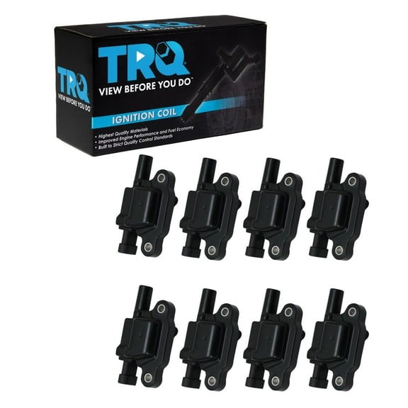 8 Piece Engine Ignition Coil Kit Set Square Style for Silverado Sierra Corvette ICA64453