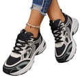 thumbnail image 5 of Willtoo Women's Chunky Fashion Sneakers Casual Sports Shoes Mesh Breathable Athletic Gym Workout Tennis Shoe Platform Thick Walking Shoes, 5 of 5