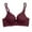 Red, variant on Bigersell Ladies Bra On Sale Women's Lace Patchwork Bra with Breathable and Sagging Lightweight Underwear Demi Cup Bra Style F-1075 Gray 34/75