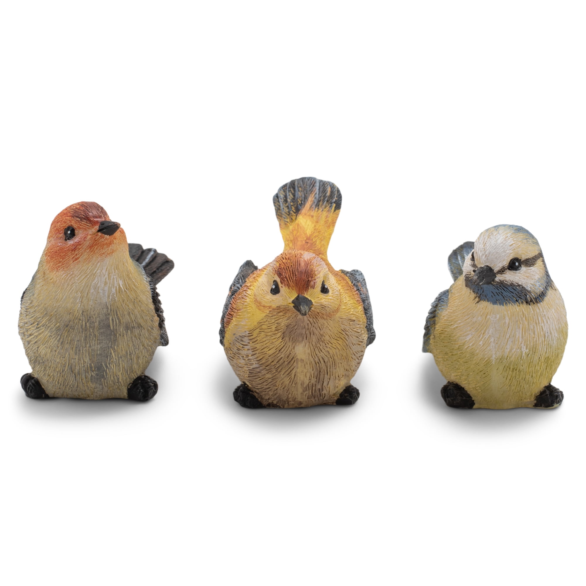 Raz Imports Song Bird Orange, Yellow and Blue 4.5 Inch Resin Figurine ...