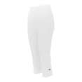 thumbnail image 5 of Womens Stretch Capri Pants Straight Legs Lightweight Soft Elastic Waisted Trousers 2026, 5 of 8