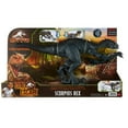 thumbnail image 3 of Jurassic World Slash ‘N Battle Scorpios Rex Action & Sound Figure 4 Year Olds & Up, 3 of 9