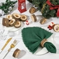 thumbnail image 2 of 30pcs Wood Napkin Rings Farmhouse Napkin Rings Napkin Holder Fall Rustic Napkin Rings for Holiday Party Thanksgiving Christmas Wedding Dinnerware Table Decoration Diameter 55mm, 2 of 6