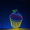 thumbnail image 3 of Glowneon Cupcake Neon Sign, Bakery Coffee Shop Decor, Signboard, 3 of 4