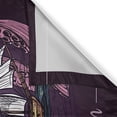 thumbnail image 3 of Ambesonne Octopus Kitchen Curtains, Kraken Tentacles Ship Art, 55"x39", Dark Purple Dried Rose, 3 of 3