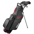 thumbnail image 6 of Wilson Men's Profile Complete Golf Set - Right Hand with Stand Bag, Black/Red/Silver, 6 of 7