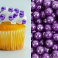 thumbnail image 5 of Krazy Sprinkles - Edible Purple Pearl 8mm Beads - Refined Cake Decor, 1/2 Cup, 5 of 5