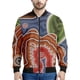 thumbnail image 2 of Chaquetas con cremallera con estampado aborigen australiano para hombre, abrigos con estampado 3D, chaquetas informales de calle, sudaderas con cremallera y manga larga, 2 of 5