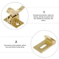 thumbnail image 2 of OULII 2Pcs Durable Brass Latch Heavy Duty Window Clasp for Institutional Use, 2 of 8