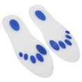 thumbnail image 4 of Silicone Insole Shock Absorption Running Shoe Pad Summer Elastic Shoe Insert CushionM（43-44）, 4 of 5