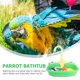 thumbnail image 3 of YSNOOWE 1Jgo Parrot Bath Basin Para Mascotas Con Fino Y Material Resistente Uso Interior Y Exterior, 3 of 6