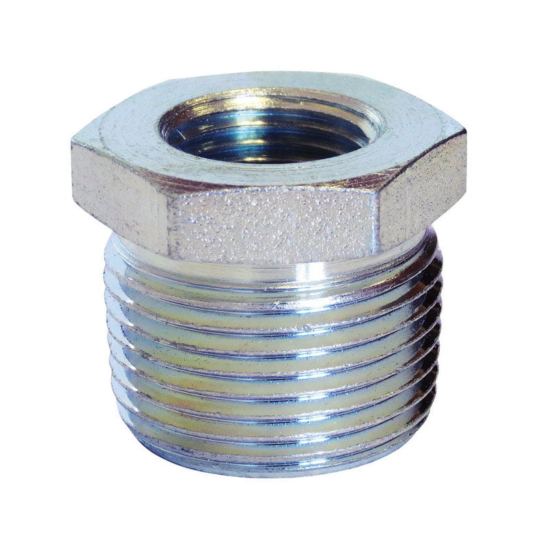 FPT  Galvanized  Malleable Iron  Hex Bushing Dia Anvil  2 in MPT   x 1-1/2 in 