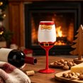 thumbnail image 4 of OCCOA Colorful Painted Christmas Wine Glass Festive Stemware Gift Boxed Art Goblet for Party Home Table Decor Gift Xmas Present, A, 4 of 6