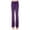 Purple, variant on Sngxgn Women Casual Solid Drawstring Elastic Waist Long Straight Pants(Coffee,XXL)