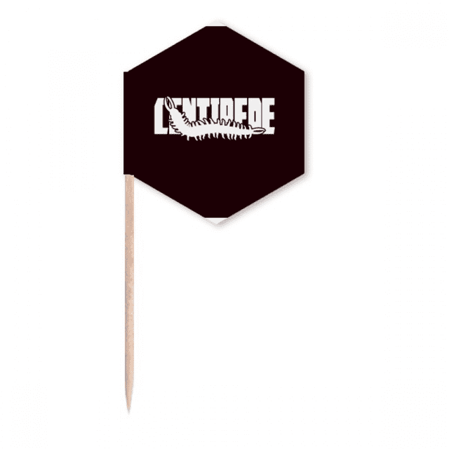 Insect Harm Fear Animal Centipede Toothpick Flags Cupcake Picks Party Celebration