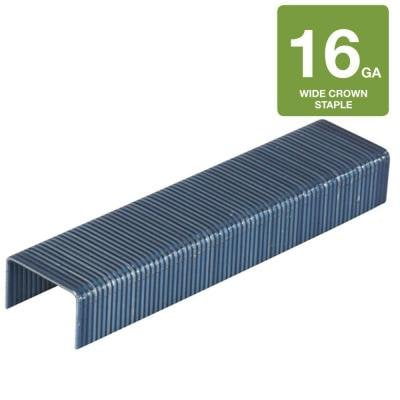 Hitachi 7/8 in. x 1 in. 16-Gauge Electro-Galvanized Roofing Staples (10,000-Pack)
