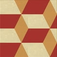 thumbnail image 1 of Ahgly Company Machine Washable Indoor Square Transitional Chrome Gold Yellow Area Rugs, 5' Square, 1 of 7