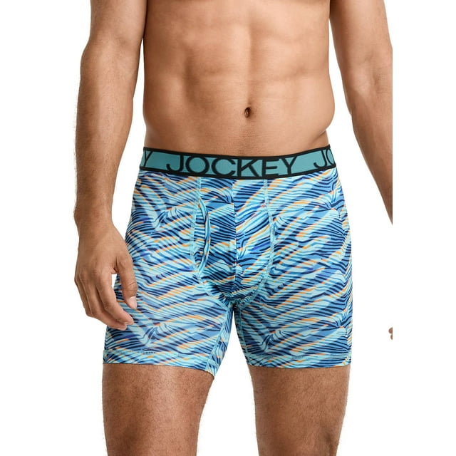 Jockey Caleçon Boxeur Actif en Microfibre 5 Po