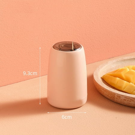 

Toothpick Holder with Visible Window Press to Pop out Toothpick Dispenser Hygiene Storage Box for Table Home