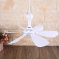 thumbnail image 3 of Sinyiin 6 Leaves USB Ceiling Fan Air Cooler Hanging Tent Fans for Camping Bed Dormitory, 3 of 13