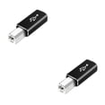 thumbnail image 3 of Greeniant Adaptador USB tipo c Oficina en el hogar de dispositivos convertidores de adaptación rápidos de a Herramienta de transferencia de Cabeza recta/Negro 2Conjunto, 3 of 6