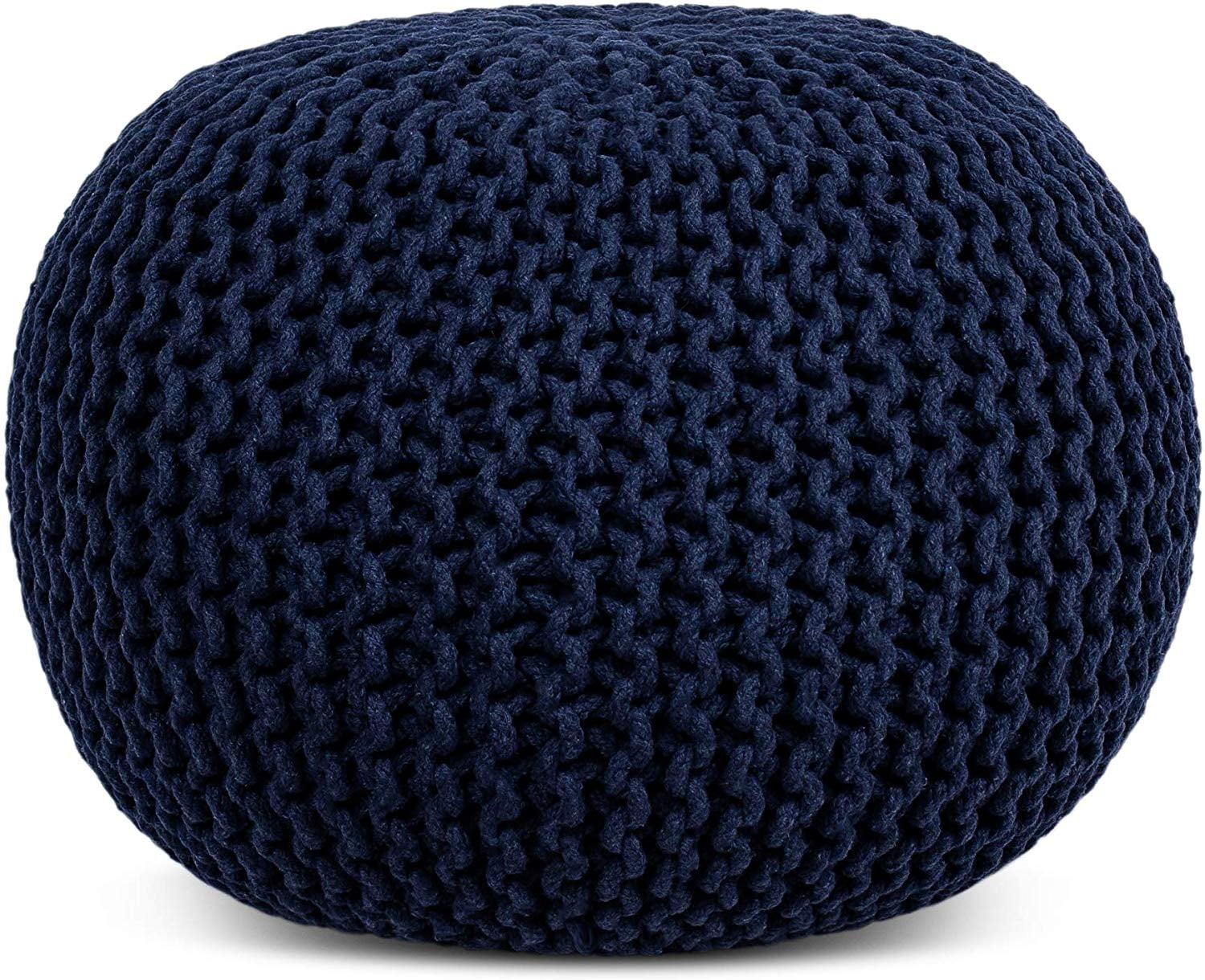 Knitted Pouf Navy