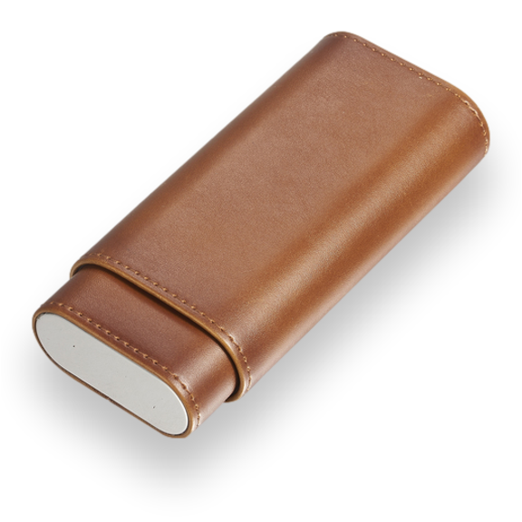 Visol Santa Fe Leather 3-Finger Cigar Cases