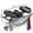 Black & Grey, variant on POAO Rock Stepper, Side to Side Rocking Stepper for Exercise at Home, Low-Impact Knee-Friendly Exercise Machine with Resistance Bands,LCD Monitor, 330 LBS Weight Capacity