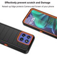 thumbnail image 5 of For Motorola Moto G Stylus 5G 2025 Case,Takfox Holster Phone Case with Built-in Screen Protector Swivel Belt Clip [3 Layers] Heavy Duty Full Body Protection Shockproof Kickstand Cover- Black, 5 of 9