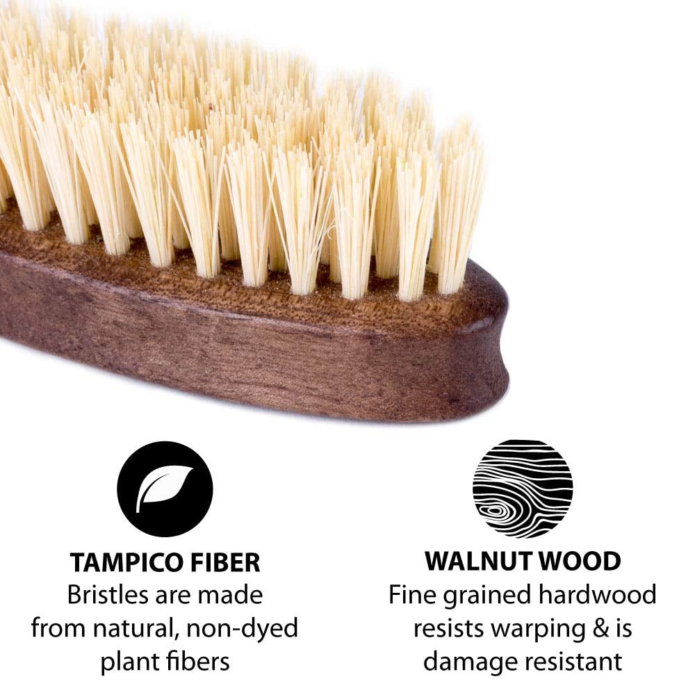 Natural Bristle Tampico and Horsehair Brush