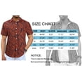 thumbnail image 7 of GENTS BLISS Short Sleeve Men Hawaiian Shirts Floral Print Button Down Shirts for Men Casual Beach Shirts, 7 of 7
